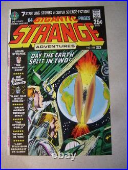 STRANGE ADVENTURES #228 ART original cover proof 1971 ADAM STRANGE atomic