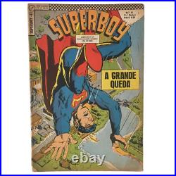 SUPERBOY SUPERMAN VINTAGE Neal Adams BRAZILIAN COVER ORIGINAL ART WORK Year 1969