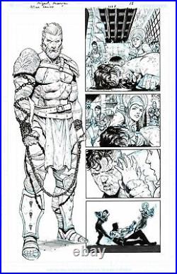 SUPERMAN ACTION COMICS #1038 PG 15 ORIGINAL ART 1st APP STARCHILD & RED SON? DC