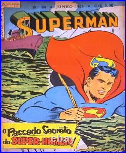 SUPERMAN GOLDEN AGE VINTAGE PUBLISHED COVER ORIGINAL ART Year 1955 & Color Guide