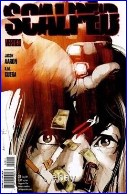 Scalped #23 Original Cover Art & Prelim by Jock DC Vertigo Comics Jason Aaron