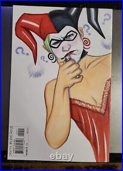 Scott Blair Sketch Comic Cover Original Art Signed Batman Joker Harley Quinn