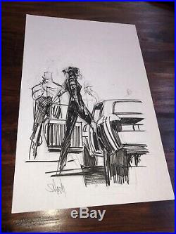 Sean Gordon MURPHY Original Cover Art Prelim Issue #7 Batman The White Knight