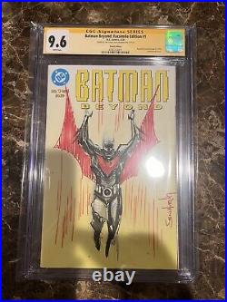 Sean Murphy Original Sketch Art Batman Beyond #1 Facsimile CGC 9.6