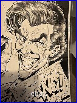 Secret 6 Issue 3 Variant Cover Dan JURGENS/Danny Miki ORIGINAL ART Grey line