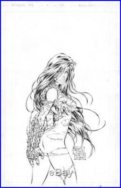Sexy Michael Turner Witchblade Collected Edition #1 Cover 11x17 Original Artwork