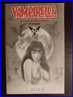 Sexy Vampirella Original Sketch Cover Art Commission Drawing By Campbell