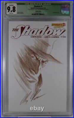 Shadow #1 CGC 9.8 Alex Ross Hand Sketch Cover 57/200 Original art 2012