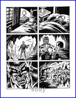 Shudder Magazine 6 Page Vampire Horror Fantasy Warren E. C. Original Art Burcham