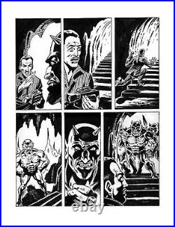 Shudder Magazine 6 Page Vampire Horror Fantasy Warren E. C. Original Art Burcham