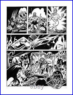 Shudder Magazine 6 Page Vampire Horror Fantasy Warren E. C. Original Art Burcham