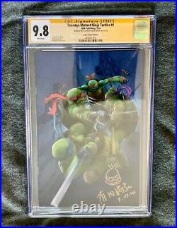 Signed Sketch MITSUHIRO ARITA 9.8 CGC TMNT 1 Virgin Variant Original Art pokemon