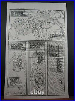 Silver Surfer #15, Pg #3 Original Marvel Production Art Pencil Stat Ron Lim