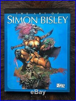 Simon Bisley Original Art Signed Heavy Metal Cover