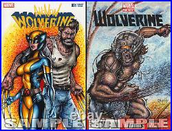 Sketch Cover Commission Up To 3 Characters Original Art Chris Mcjunkin Marvel DC