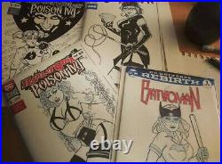 Sketch Cover Commissions! Original Cover Art. Harley Quinn Spider Man Star wars