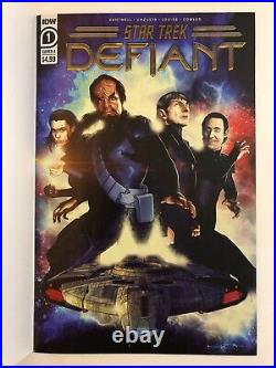 Sketch cover blank original art, Kira, Nana Visitor, Star Trek by Dan Neidlinger