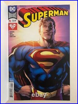 Sketch cover blank original art, Superman by Dan Neidlinger