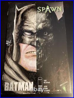 Spawn 285 Sketch Cover Batman Original Art Tdkr 9.8 Cgc October Sale