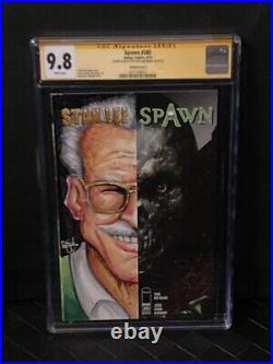 Spawn 285 Sketch Cover Stan Lee Original Art By Chris Mcjunkin Cgc 9.8 New