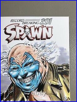 Spawn 301 Sketch Cover Original Art by Josh George The Clown Blank Variant