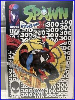Spawn/Venom Original Art Sketch Cover Variant Blank Comic ASM 300 Homage