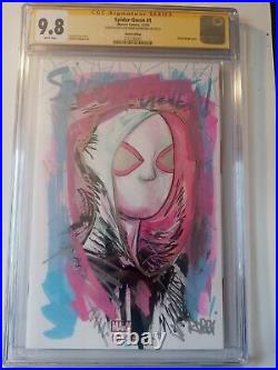 Spider-Gwen #1 CGC 9.8 SIGNED & SKETCH by Robbi Rodriguez? Original art