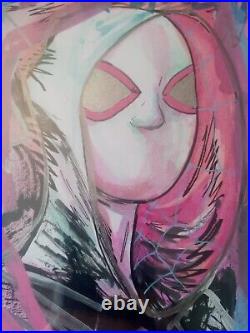 Spider-Gwen #1 CGC 9.8 SIGNED & SKETCH by Robbi Rodriguez? Original art