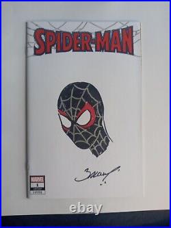 Spider-Man #1 SIGNED & SKETCH BY MARK BAGLEY Original Art Sketch Cover