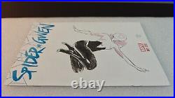 Spider-gwen Original Art Sketch By Michael Walsh! Blank Variant! Marvel Comics