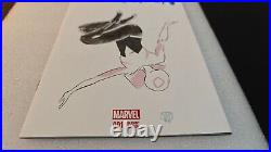 Spider-gwen Original Art Sketch By Michael Walsh! Blank Variant! Marvel Comics