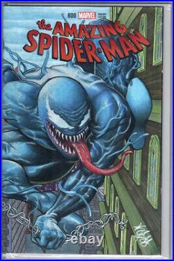 Spiderman 800 Venom Original Art Sketch Cover By William Crabb