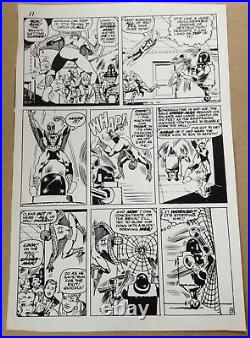 Spiderman Classics #9 Page 11 Original Marvel Production Art STAT Steve Ditko