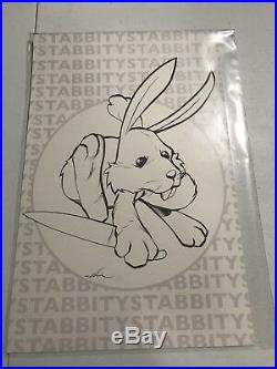 Stabbity Bunny #1 Original Cover Art By Ale Garza ASM300 Swipe FREE SHIPPING
