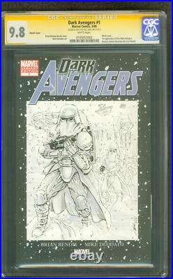 Star Wars 1 CGC 9.8 SS Empire Strikes Back Snow Trooper original art Sketch set