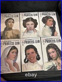 Star Wars Princess Leia Sketch Cover Kevin Graham Original Art Disney Lot