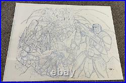 Starship Troopers #1 Original Cover Art 2007 Chris DiBari Wraparound