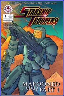 Starship Troopers #1 Original Cover Art 2007 Chris DiBari Wraparound