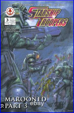 Starship Troopers #3 Original Cover Art 2007 Chris DiBari