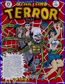 Startling Terror Tales # 11 Cover Recreation Original Comic Art On Card Stock