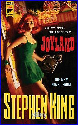 Stephen King Glen Orbik Original Signed Art Joyland Cover Archival Framed