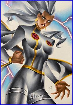 Storm 2 Sexy Original Color Pinup Art By Famous Marvel DC Artist Thony Silas