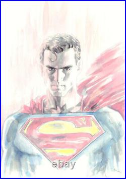 Superman #3 Painted Art Cover 2018 Signed art by David Mack