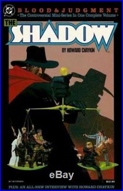 THE SHADOW blood judgment ORIGINAL COVER ART pre-lim HOWARD CHAYKIN AWESOME