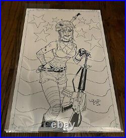 Tank Girl Original Cover Art By Issue #1 Wellington Diaz 2017