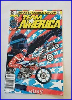 Team America 1 Original Art Color Cover Alternate White Pgs Marvel Comic