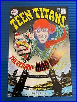 Teen Titans #17 Original Cover Proof Art 1968 Cardy Mad Mod Wonder Girl Robin