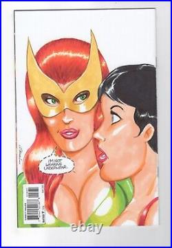 Teen Titans (DC 2014-2016) #8 Joe Gravel Original Art Blank Cover Variant