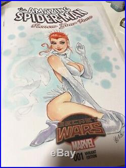 The Amazing Spider-Man Renew Your Vows Mary Jane Original Art Sketch cover by Vi