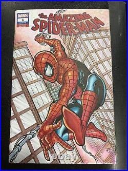 The Amazing Spider-man Sketch Cover Mcjunkin Original Art Cgc 9.8 Fall Sale